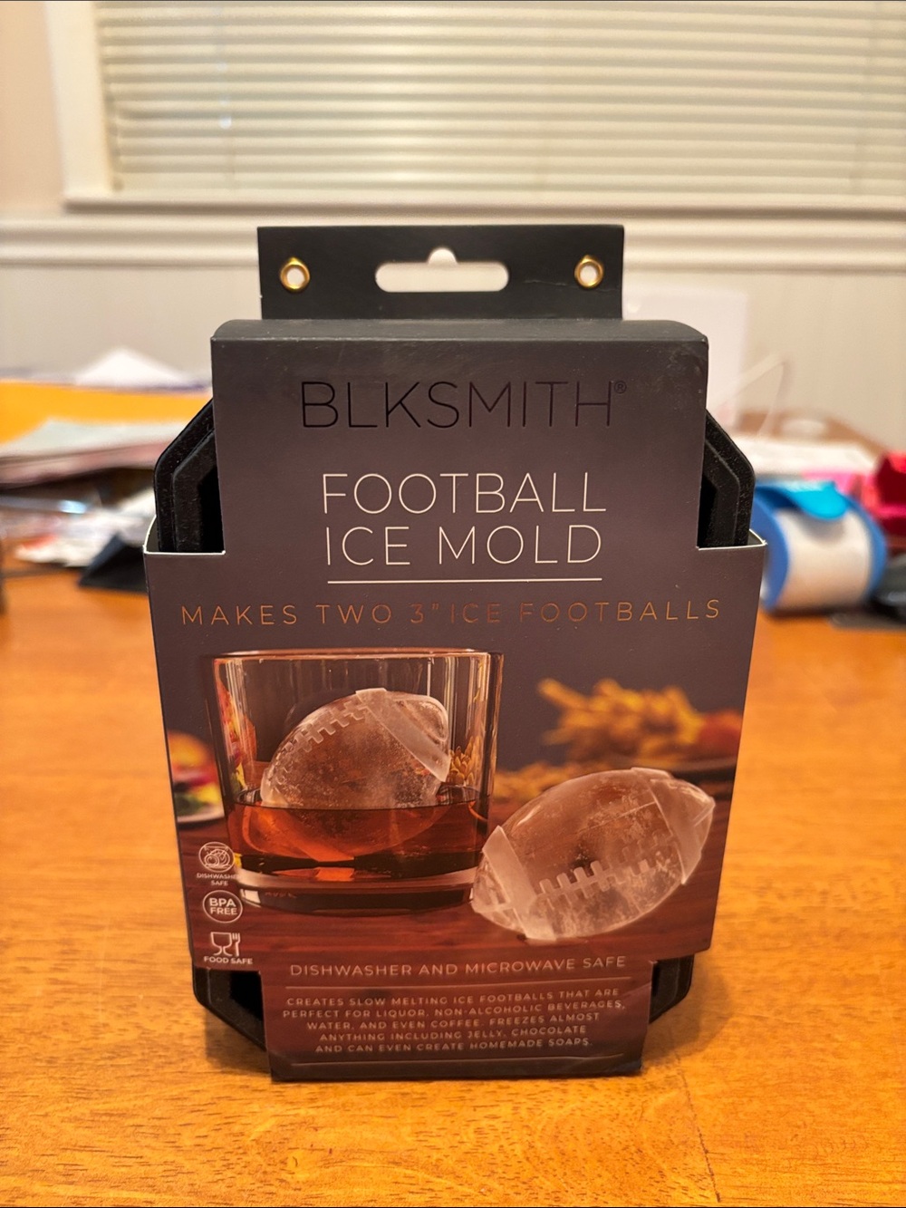 BLKSMITH Football Ice Mold
